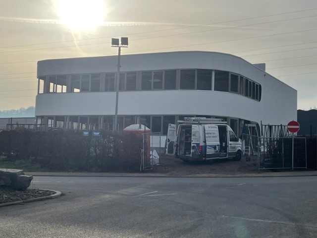 Multi Masters Group bouwt een nieuw duurzaam gebouw in Flémalle (Luik).